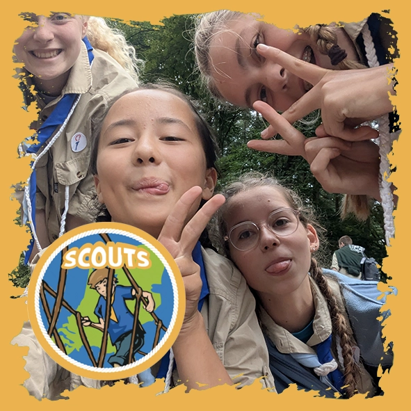 St. Jorisvendel - meisjes scouts van de Mohicanen