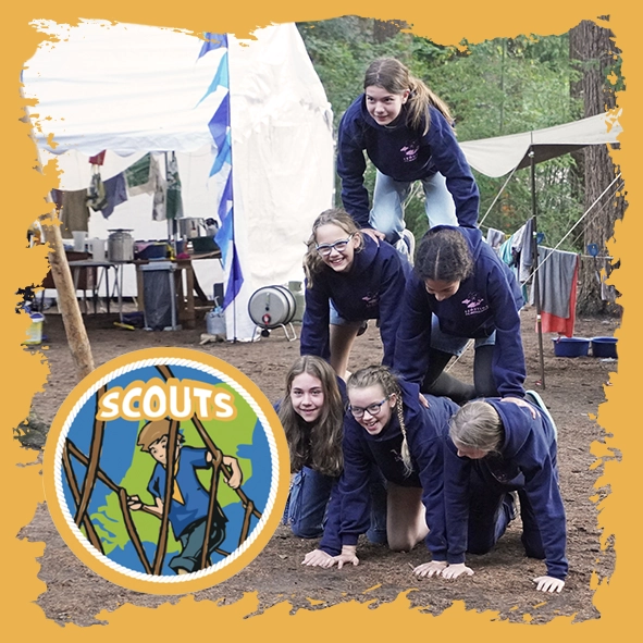 Sterrenvendel - meisjes scouts van de Mohicanen