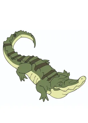 Jacala de krokodil uit het welpenthema van scouting