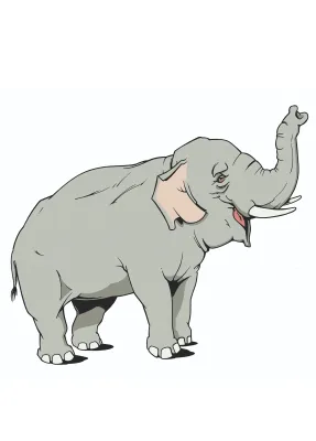 Hathi de olifant uit het welpenthema van scouting